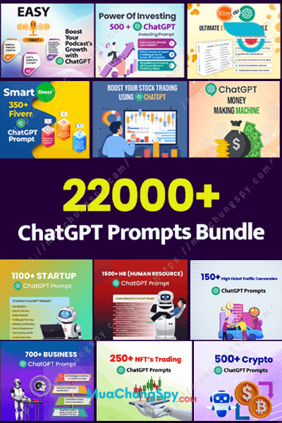 22000+ ChatGPT Prompts Bundle