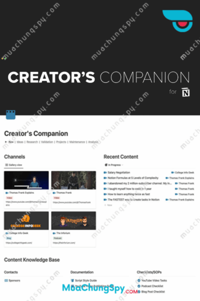 Creator’s Companion