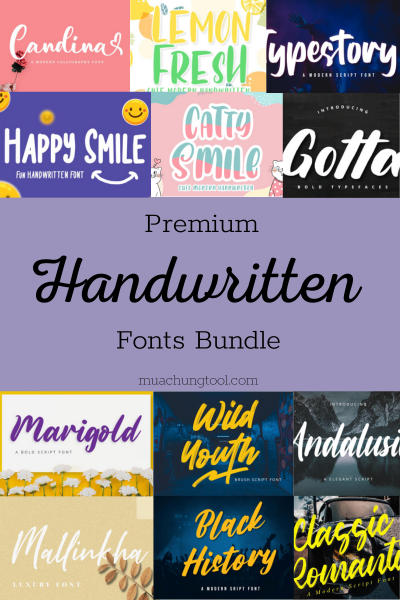 Premium Handwritten Fonts Bundle