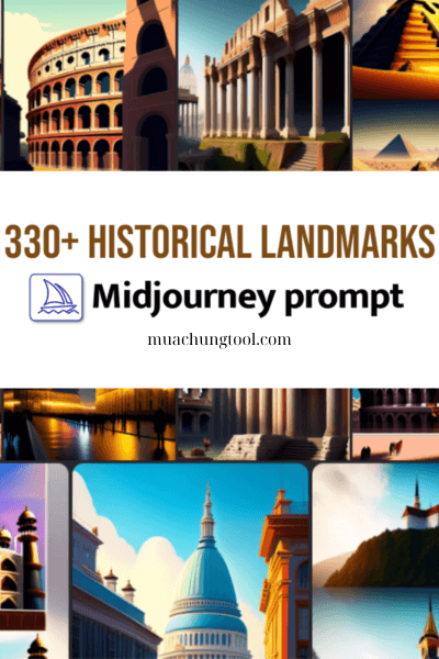 330+ Historical Landmarks Midjourney Prompt