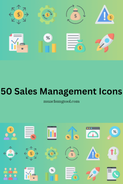50 Sales Management Icons