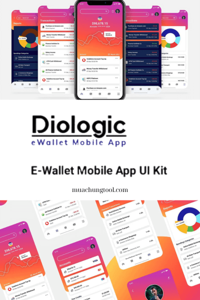 E Wallet Mobile App UI Kit