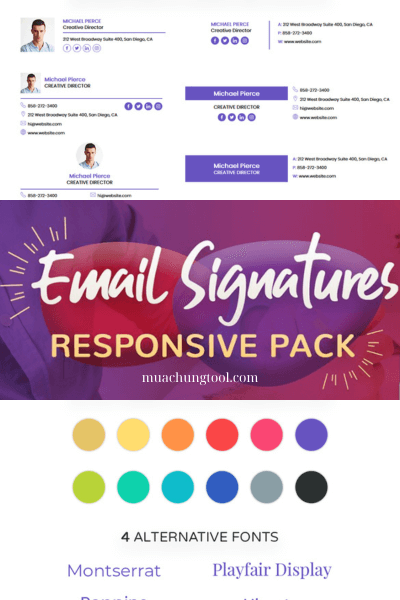 Email Signature Responsive Pack