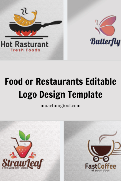 Food Or Restaurants Editable Logo Design Template
