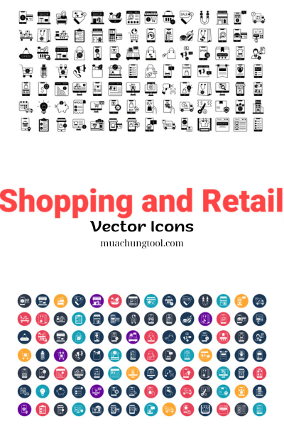 Shopping And Retail Vector Icons