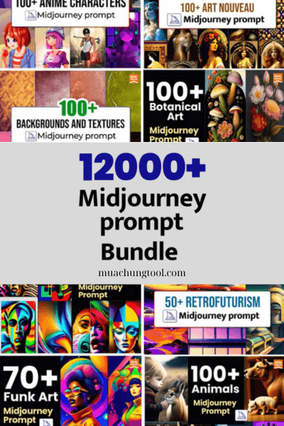 12000 Midjourney Prompt Bundle