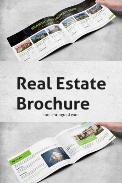 16 Pages Real Estate Landscape Brochure