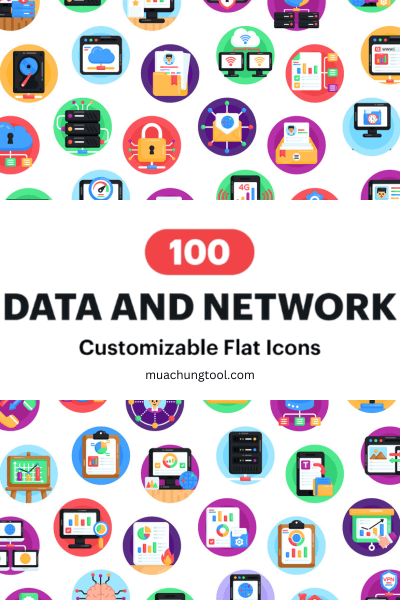 Data Network Icons