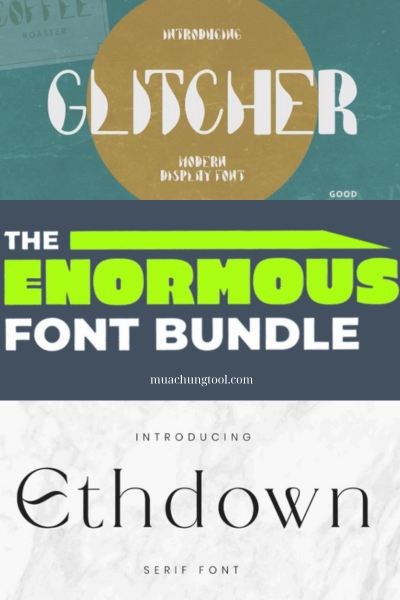 Enormous Fonts Bundle
