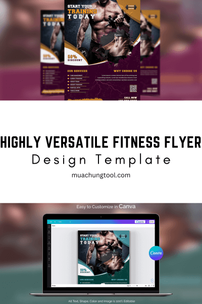 Highly Versatile Fitness Flyer Template