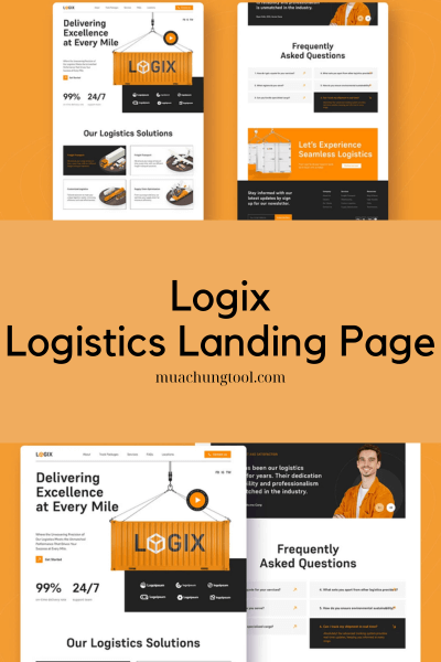 Logix   Logistics Landing Page