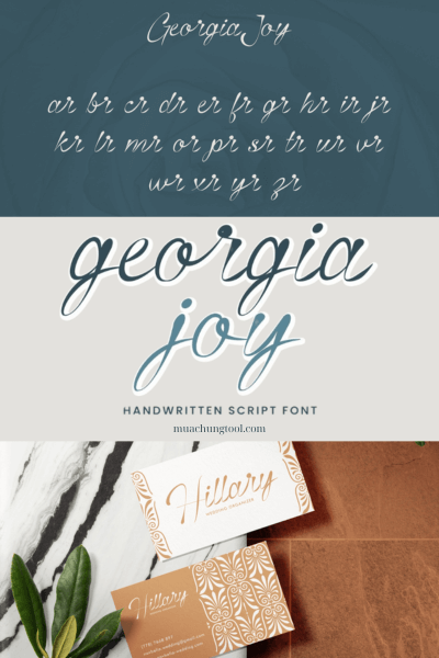 Georgia Joy Font