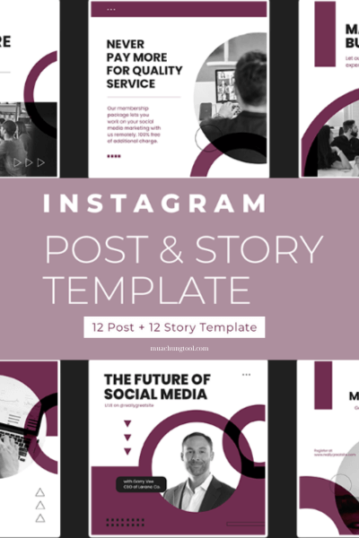 Purple Wine Social Media Marketing Instagram