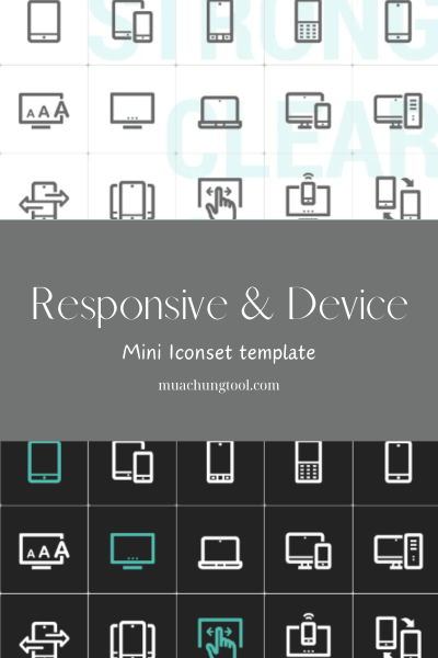 _Responsive & Device Mini Iconset Template